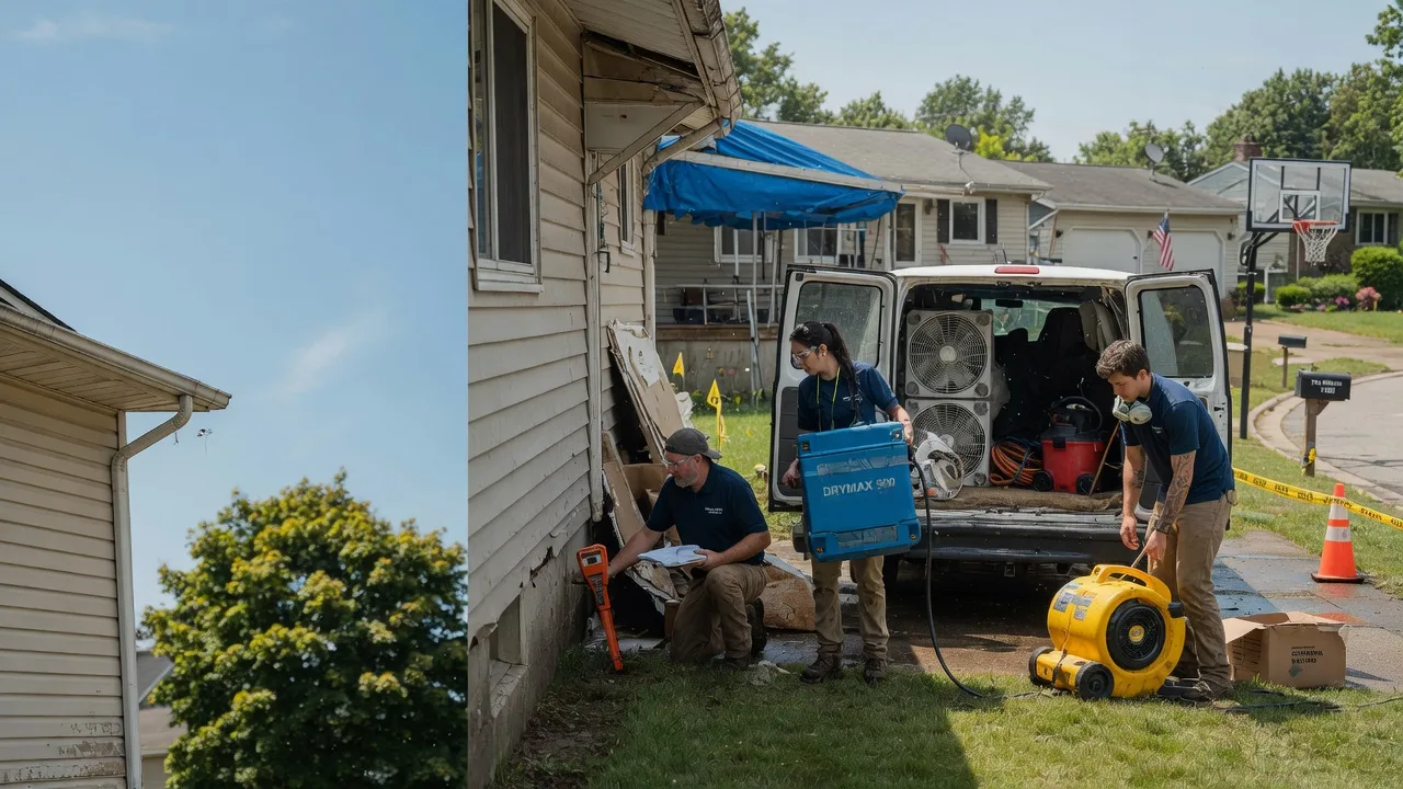 Ceiling Leak Cleanup in Stow, NY near me