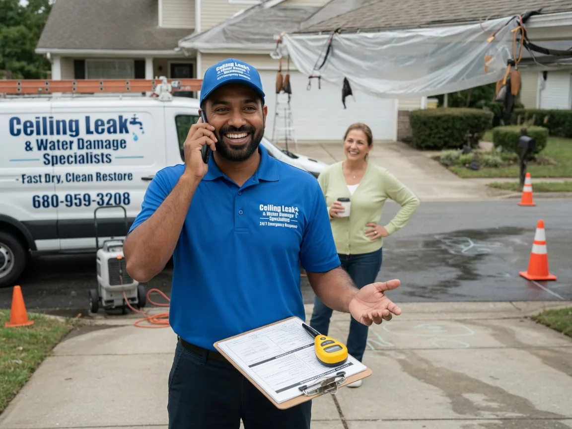 Ceiling Leak Cleanup Stow, NY FAQs
